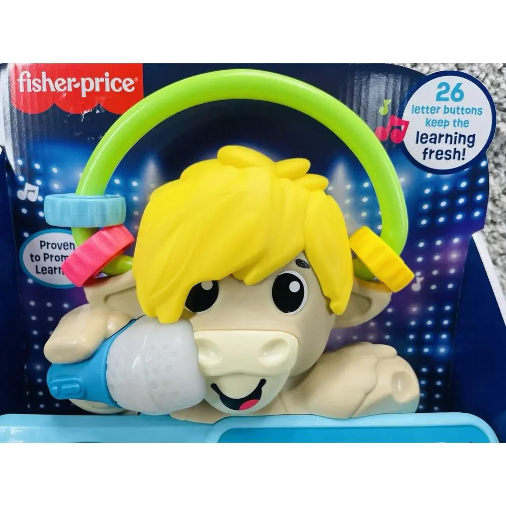 Fisher Price Link Squad a to Z Yak Baby Learning Toy with Music & Lights Age 9mo